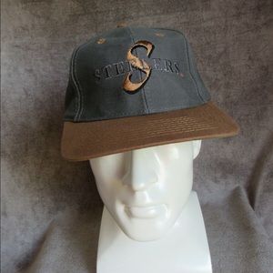 Pittsburgh Steelers Strap Back NFL Team Hat Cap gray and brown